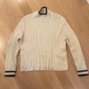 Ann Taylor Pull Over Turtle Neck Cable Knit Sweater